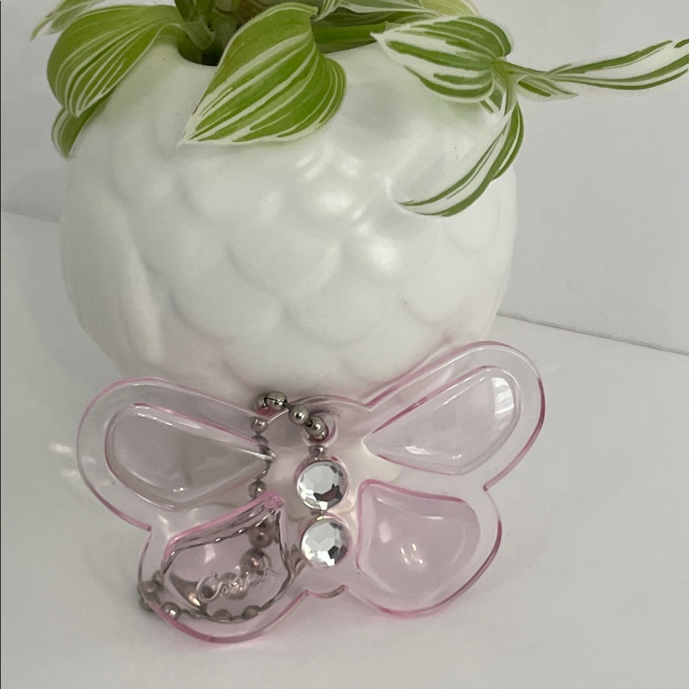 Coach Butterfly Bag Charm Key Fob